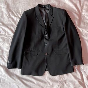 Men’s Black suit jacket, used